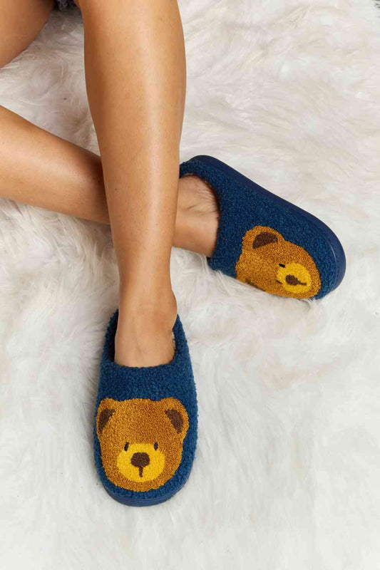 Teddy Bear Slide Slippers
